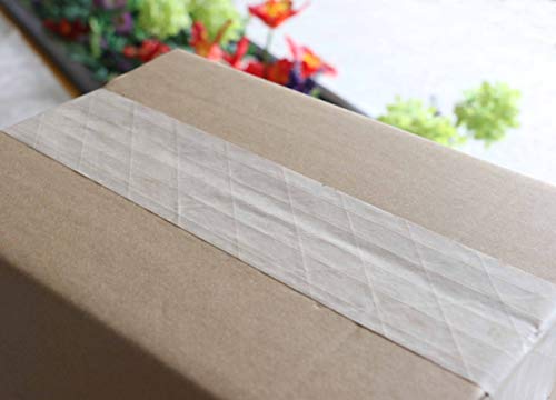 חבילת Bomei מחוזקת מים מופעלת קלטת נייר קראפט משופעת, 2 חבילות 2.75 אינץ 'x 380 רגל, למשלוח אריזה מאובטח כבד