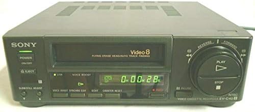 Sony EV-C40 8 ממ וידאו 8 NTSC VCR