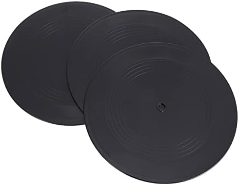 Artibetter 10 יח 'תקליטי ויניל שחורים לקישוט חדר מוסיקה אופנתי ויניל תקליט תצוגת קיר דקורטיבי ביתי קירור קיר קיר קיר קיר
