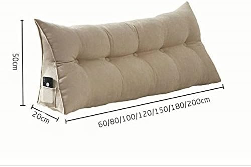 AKEFG טריאנגולרי טריז כרית מיקום מיקום תמיכה בקריאת כרית משענת גב למיטה מיטת מיטת הספה ומיטת ראש מרופדת עם כיסוי נשלף