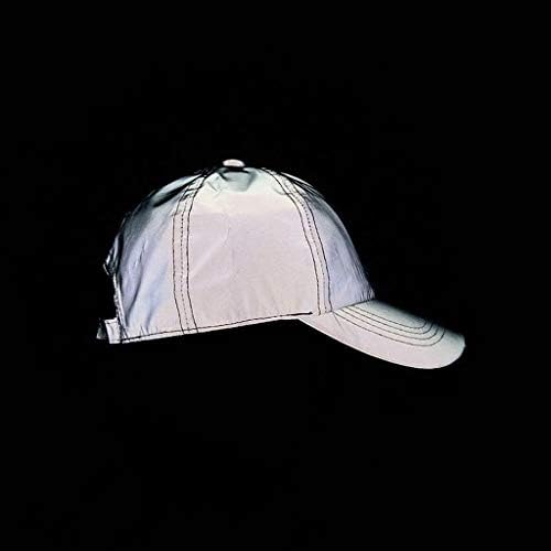 כובעי בייסבול לגברים כובע בייסבול מתכוונן אתלטיקה זוהרת אופנה רפלקטיבית כובע בוגר כובעי בייסבול שמש בייסבול