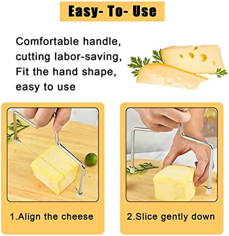 נירוסטה גבינת מבצע, גבינת קוט עם תוספת 2 חוטים, חוט גבינת חותך עבור גבינת חזיר אווז כבד ביצה