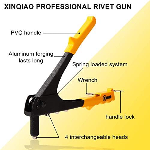 Xinqiao פופ מסמרת ערכת אקדח פרימיום מסמרות עם מסמרות כלולות