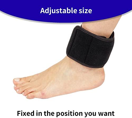 קרח חבילה עבור רגל קר טיפול לעטוף עם 14 רצועת לשימוש חוזר ג' ל חבילה עבור כאב הקלה. נהדר עבור נקעים * פציעות