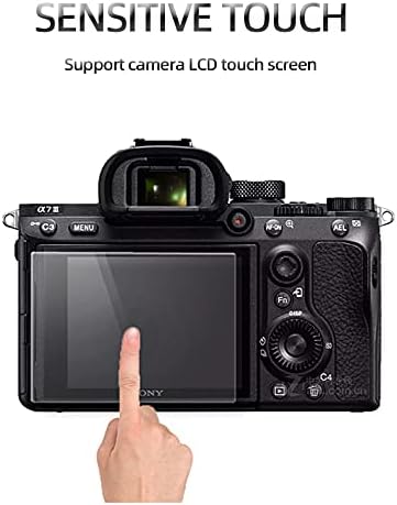 מגן מסך LCD מזכוכית מזג תלת-ארי תואם ל- Canon PowerShot G7x G7XII G5X G5XII G9X G9XII G1XIII EOS M6 M6II M50 M50II M100