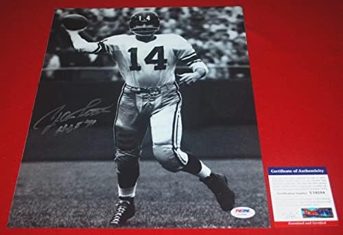 YA Tittle ניו יורק ענקיות חתמו 11x14 Photo PSA/DNA COA Y19284 - תמונות NFL עם חתימה