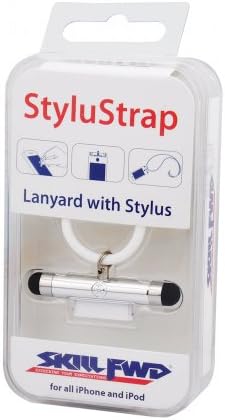SkillFWD Stylustrap לכל iPhone & iPod עם Dock White 17074