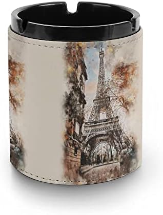 ציורי שמן פריז אייפל מגדל פרימיום מאפרה עגול סיגריות עגול