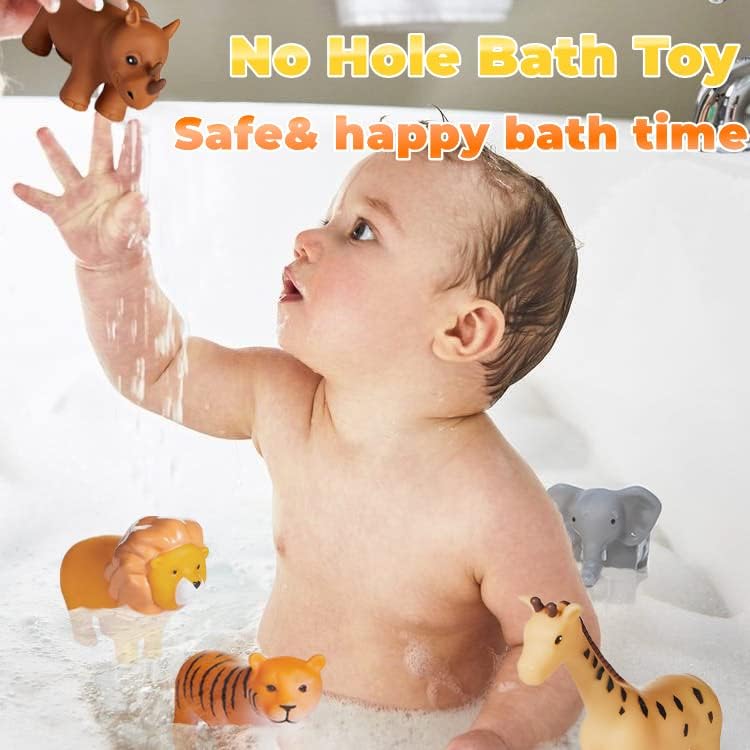 אין חור אמבטיה לתינוק 12 יחידות עם 2 שקיות אחסון