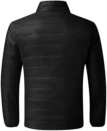 מעיל גברים, פלוס גודל מעילי שרוול ארוך בגודל מגמת חורף פעיל צוואר גבוה מיקוד מעילים מתאימים לצבע אחיד 22