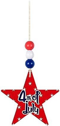 אורות ברורים לחג המולד גרלנד לב בצורת כוכב עץ דגל אמריקאי דגל עצמאות פטריוטי יום קישוטים לעץ חג המולד קישוטי