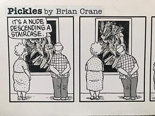 בריאן קריין מקורי 1992 עט ודיו חמוצים קריקטורה אמנות נדיר