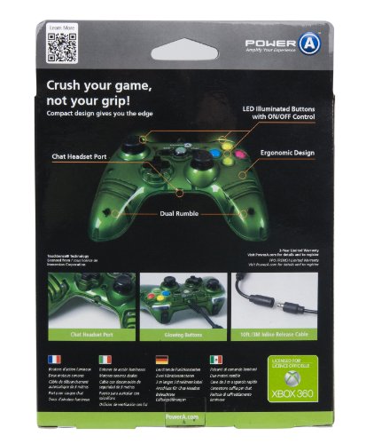 Powera Mini Pro Ex Controller עבור Xbox 360 - ירוק