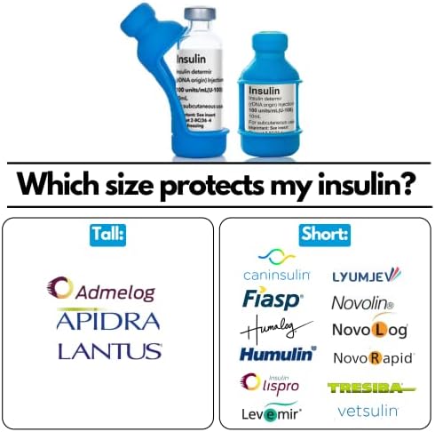 מארז/שרוול של בקבוקי אינסולין בטוחים בקבוקון סוכרת, לעולם אל תסתכן בשבירת בקבוקון האינסולין שלך, לשימוש חוזר,