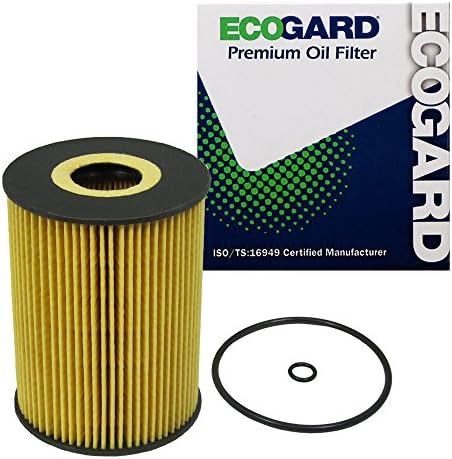 ECOGARD X5691 מחסנית פרימיום מסנן שמן מנוע לשמן קונבנציונאלי מתאים לפורשה מקאן 3.0L 2015-2018, 911 3.8L 2009-2019, קאיין