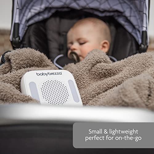 תינוק ברזה מתכווננת מכונת צליל תינוקות ואור לילה עם 18 צלילים - עיצוב קטן ונייד לנסיעות קלות או שימוש בעריסה -