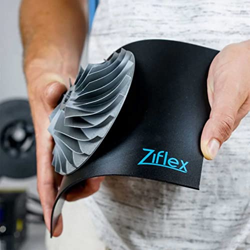 Zimple Ziflex Ultimate Temp Temp Build Plate 210 x 210 ממ - מגנטי, גמיש להדפסת תלת מימד
