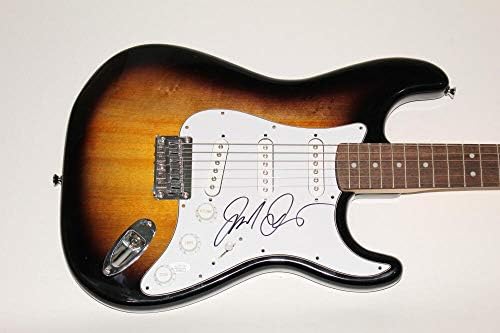 ג'ק ג'ונסון חתום על חתימה חתימה פנדר גיטרה חשמלית בין חלומות JSA