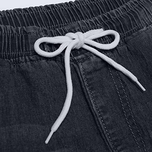 מכנסיים זורמים לנשים אופנה מזדמנת מכנסי מכנסי מכנסי מכנסי מכנסי ג'ינס ג'ינס ג'ינס מכנסי רגל רחבים