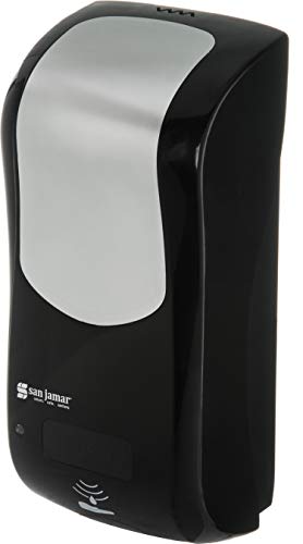 סן ג'מאר מסתמך על SH970BKSS מתקן סבון נוזלי היברידי, מראה שחור/אל חלד