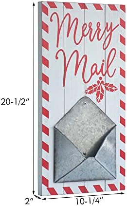 מכתבי לופט של פריז לסנטה, שלט חג המולד, מחזיק כרטיסי חג המולד, עיצוב קיר דואר שמח, שלט חג עץ, מחזיק דואר, לוח קיר