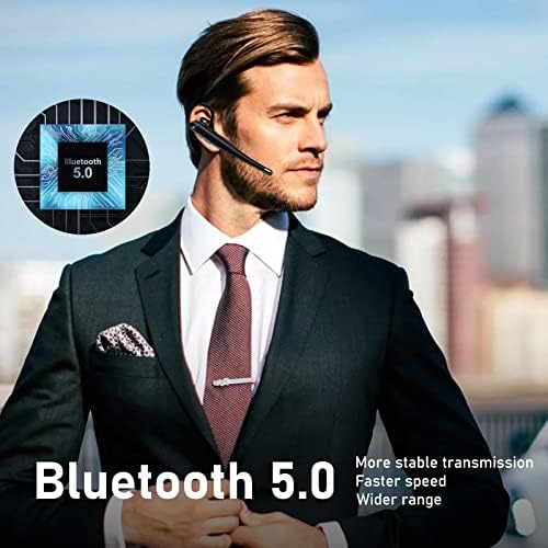 אוזניות Mosonnytee אלחוטית אוזניות Bluetooth אלחוטיות מבטלות אוזניות Bluetooth לאוזניות טלפונים סלולריים