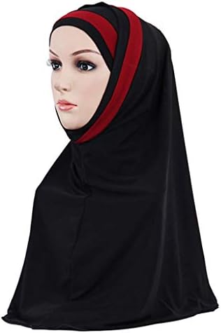 Hijab Carscarf Hat Hat Turban Muslim Cover Caps Caps Caps קל משקל קלע שיער כיסוי טורבן.