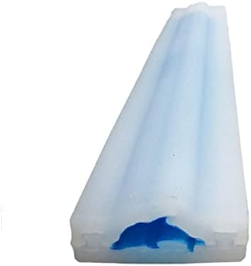 קישוטי עוגות צורת דולפין סיליקון עובש DIY סבון דגם צינור