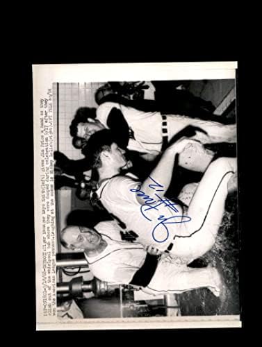 ג'ים פרייס חתום 1968 7x9 דטרויט טייגרס
