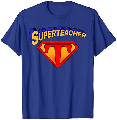 סופר מורה גיבור מצחיק מורה מתנה חולצה