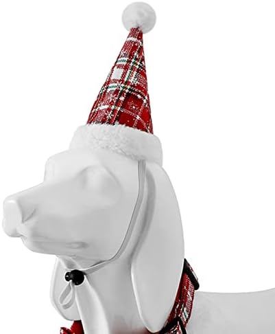Fublusrr5u כלבים כובע ראש חיית מחמד עיצוב כלבי חיות מחמד אטרקטיביים כובע חג מולד ללבוש יומיומי אדום