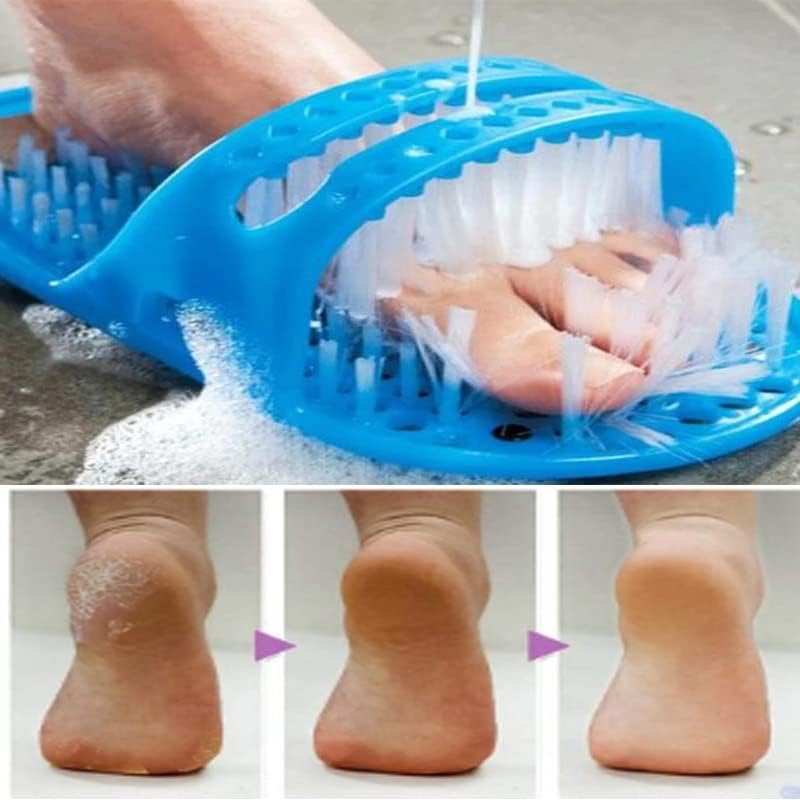 מברשת קרצוף רגליים, מנקה כף רגל לרצפת מקלחת, קרצופי רגליים לשימוש במנקה מקלחת מסיר עור מת יותר ניקוי קל מרגיעים כפות