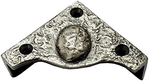 חומרת אדונאי Bamah ברזל עתיק L -Corner - ניקל מוברש עתיק