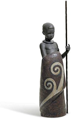 פסל חרסינה של בוי אפריקני