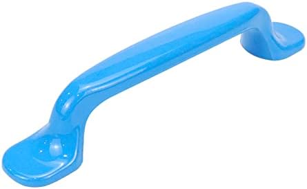 LC Lictop Lictop-Blue Adgicate ידיות מטפל במגירת קריקטורה מושך 130 ממ חומרת ארון מטבח סגסוגת אלומיניום, 96 ממ/3.78 אינץ