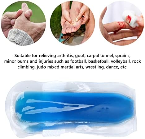 אצבע קרח חבילה, 3.1 באורך אצבע הבוהן קרח חבילת סד לשימוש חוזר חם וקר טיפול עבור פטיש הדק שבור אצבע קל קצה הבוהן