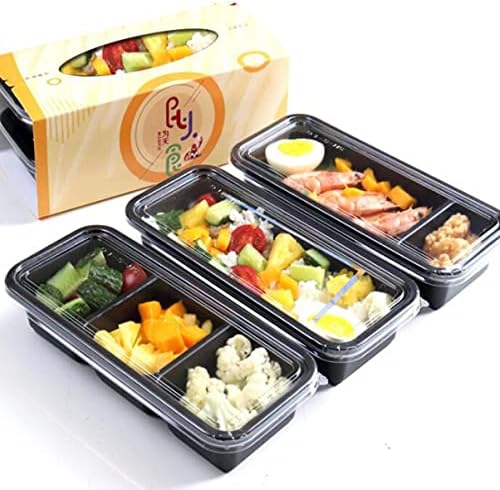 Bestonzon 60 pcslunchbox סלט מעדנייה פירות אוכל סושי אאוט מסעדה מגשים יפניים בתאים אחד ארוחה ברורה בית -קערות פיקניק