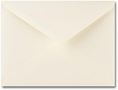 רשמים משובחים מעטפות לבנות של 250 ספירת ספירות להזמנות/הכרזות/תגובות/כרטיסי ברכה, גודל: 3.67 x 5.16, לבן בהיר