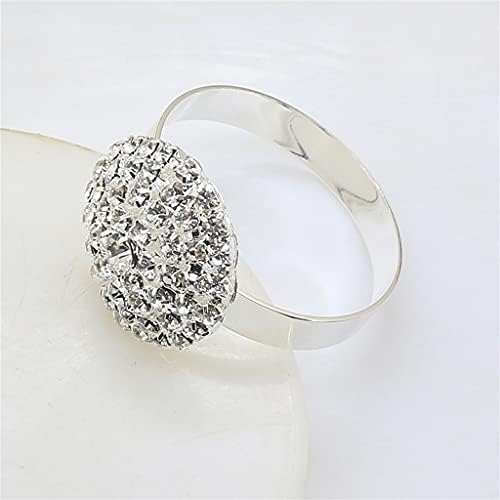 Renslat 4 חתיכות/חתיכת מפית טבעת מפית יום הולדת לקישוט טבעת נפשי חתונה טבעת מפית (צבע: A, גודל