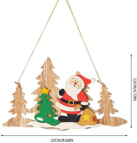 קישוטים לקריסטל לחג המולד תליון עץ עץ חג המולד סצנת סצנת קישוט