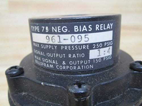 Marsh Bellofram 961-095-000 סוג 75 ממסר אוויר מדויק-הטיה שלילית קבועה, 0-150 psi, 3/8 npt