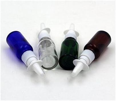 3 יחידות 15 מיליליטר ריק למילוי חוזר אמבר זכוכית האף בקבוק משאבת ניקוי מיכל עבור מחלק לשטוף