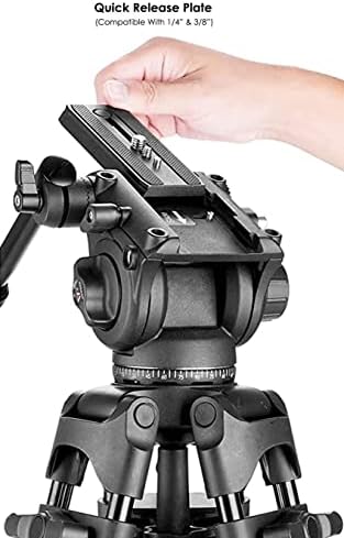 אלומיניום קוואד צינור מקצועי 72 חצובה עבור Canon EOS Rebel T4i