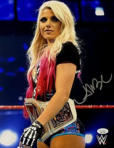 WWE בלעדי Alexa Bliss חתום על חתימה 11x14 אימות JSA 1 - תמונות היאבקות חתימה
