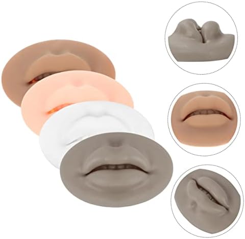 16 יחידות מזויף קעקועים מודלים שפתיים מיקרובליידינג איפור עור אימון שפות קוסמטי אספקת מלאכותי סימולציה פירסינג נייד דגם קעקוע