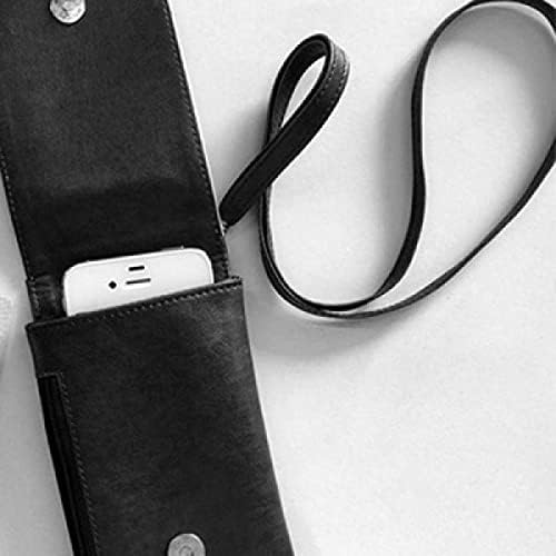 ביליארד ספורט גיאומטריה פשוטה דפוס טלפון ארנק ארנק תליה כיס נייד כיס שחור