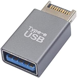 Duttek USB 3.1 מתאם לוח האם ממיר 1 חבילה, 10 ג'יגה-ביט לשנייה במהירות גבוהה 3.1 USB סוג E זכר ל- USB3.0 מתאם פנימי של