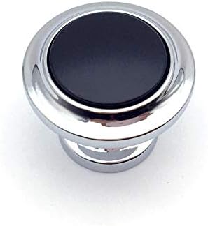 כפתור משיכת כסף שחור כפתור ידו של ארון מושך מושך דלת מטבח מטפל בחומרה כרום מודרני