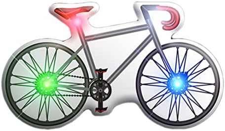 אופניים מהבהב גוף אור דש סיכות על ידי בלינקי