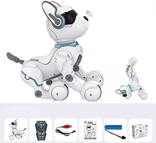 נה שלט רחוק רובוט כלב צעצוע, רובוטים לילדים, כלב רובוט צעצועים לילדים 3,4,5,6,7,8,9,10 שנה ומעלה, חכם & מגבר;